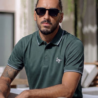 LCY | WAFFLE TEXTURED TENCEL POLO LCY
