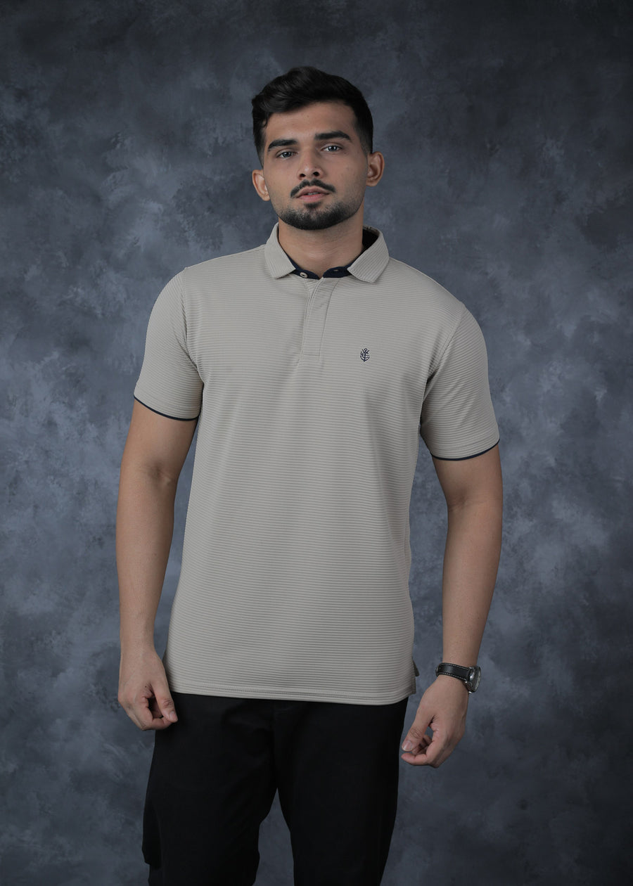 LCY | Classic Crafted Satin Striped Polo LCY