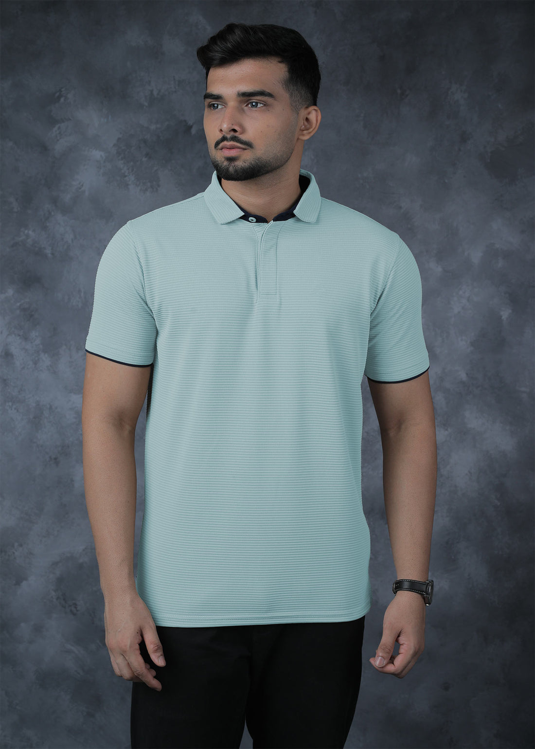 LCY | SATIN STRIPED POLO (Copy) LCY