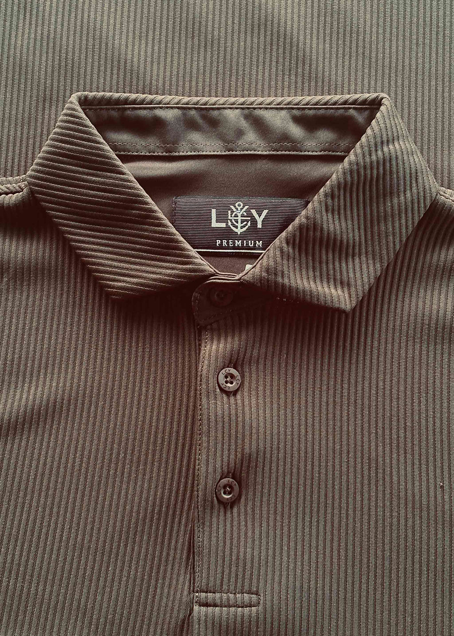 LCY | STRUCTURED VERTICAL STRIPE POLO LCY