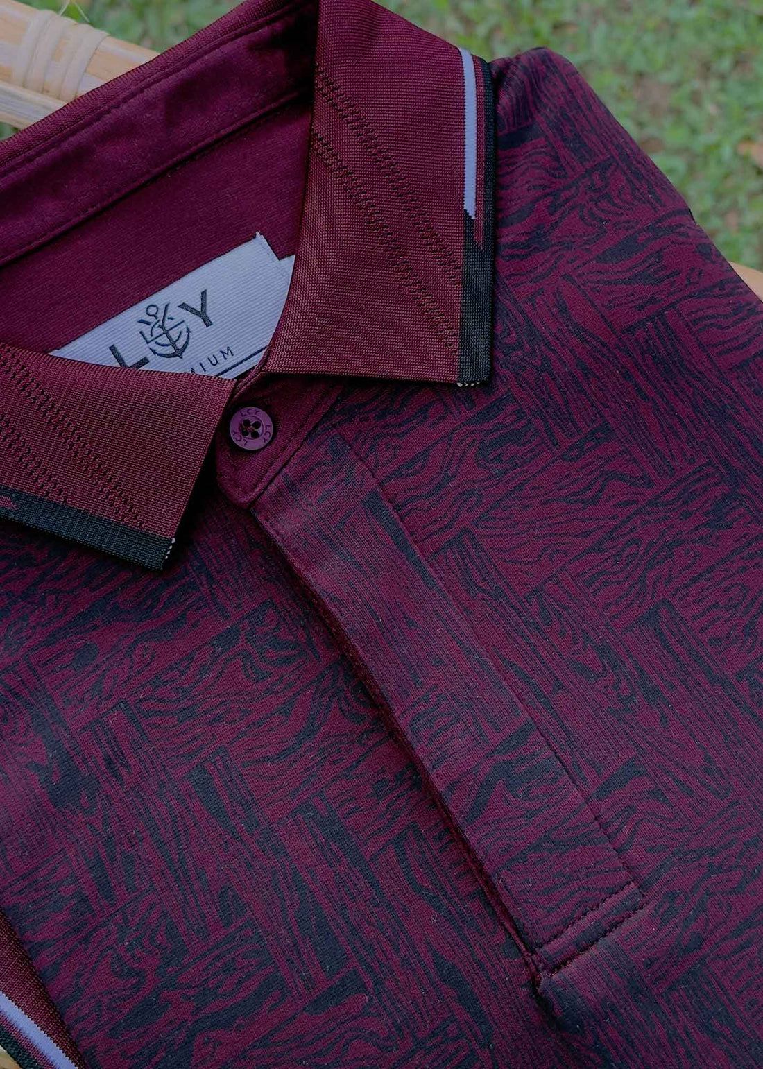 LCY | FLORAL AOP TENCEL POLO LCY