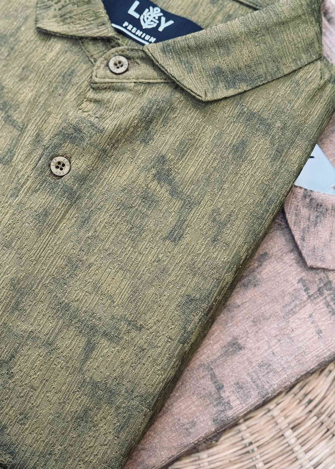 LCY | TONAL TEXTURED TAILOR POLO SHIRT LCY