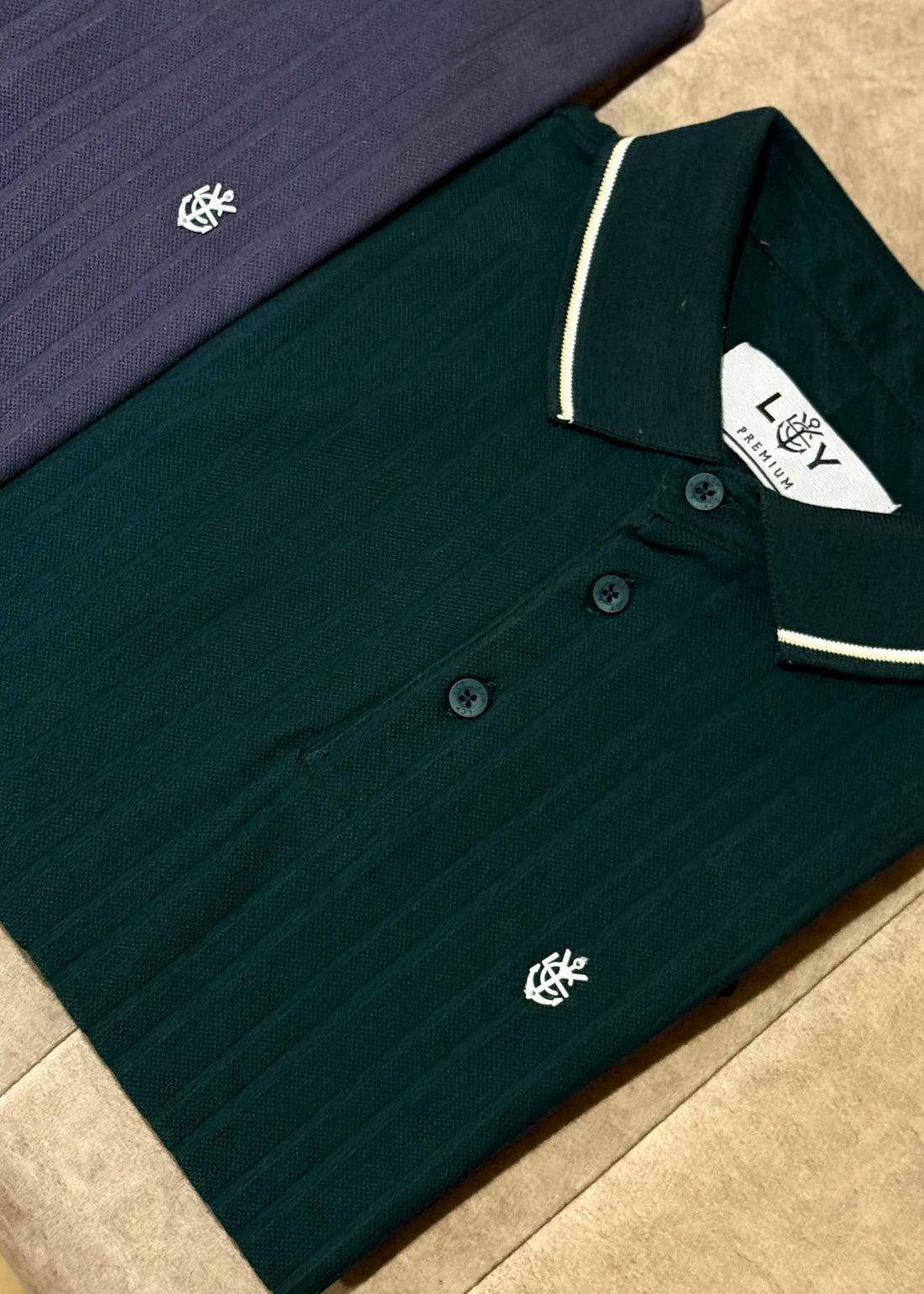 LCY | VERTICAL STRIPE TAILOR POLO LCY