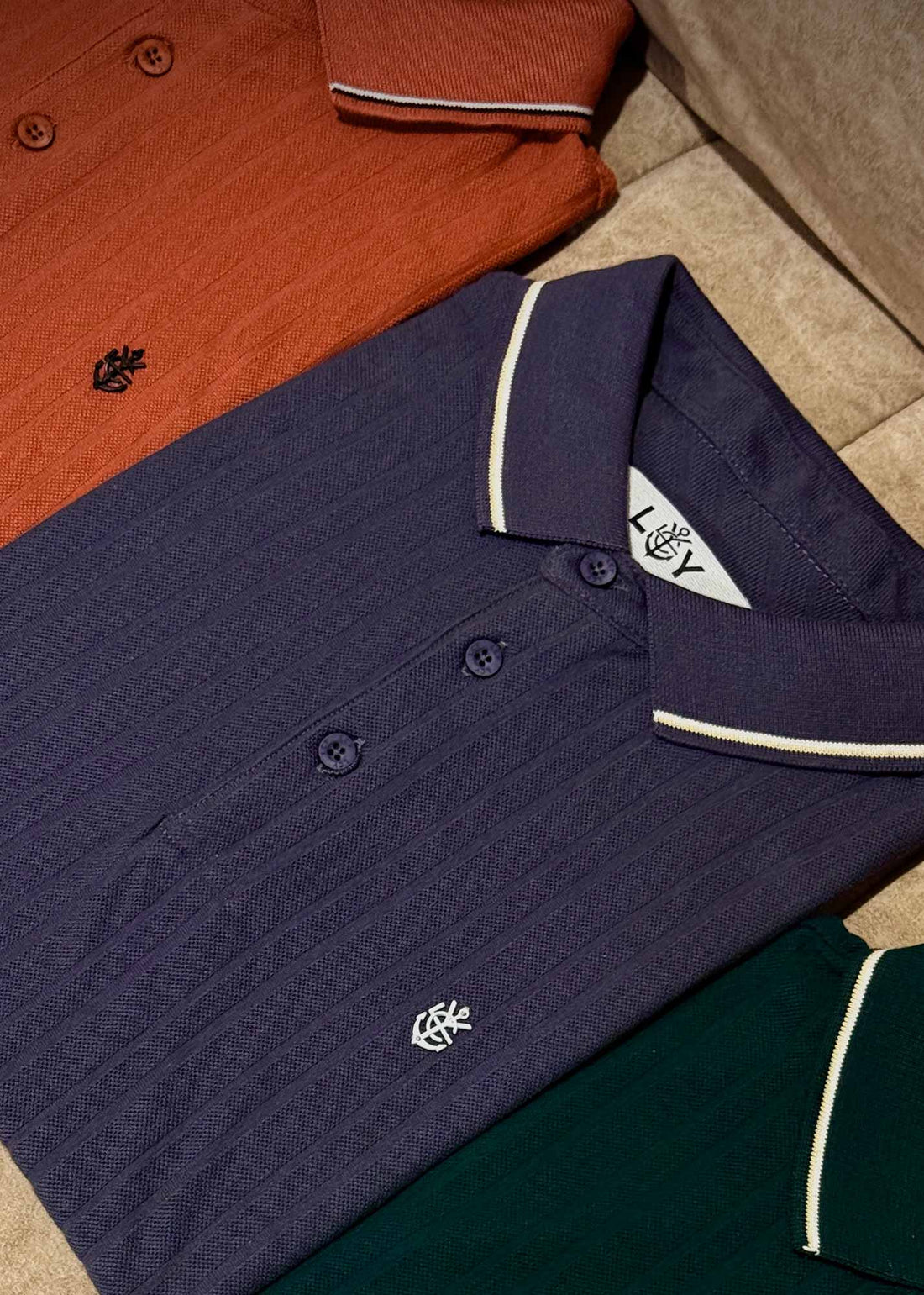 LCY | VERTICAL STRIPE TAILOR POLO LCY