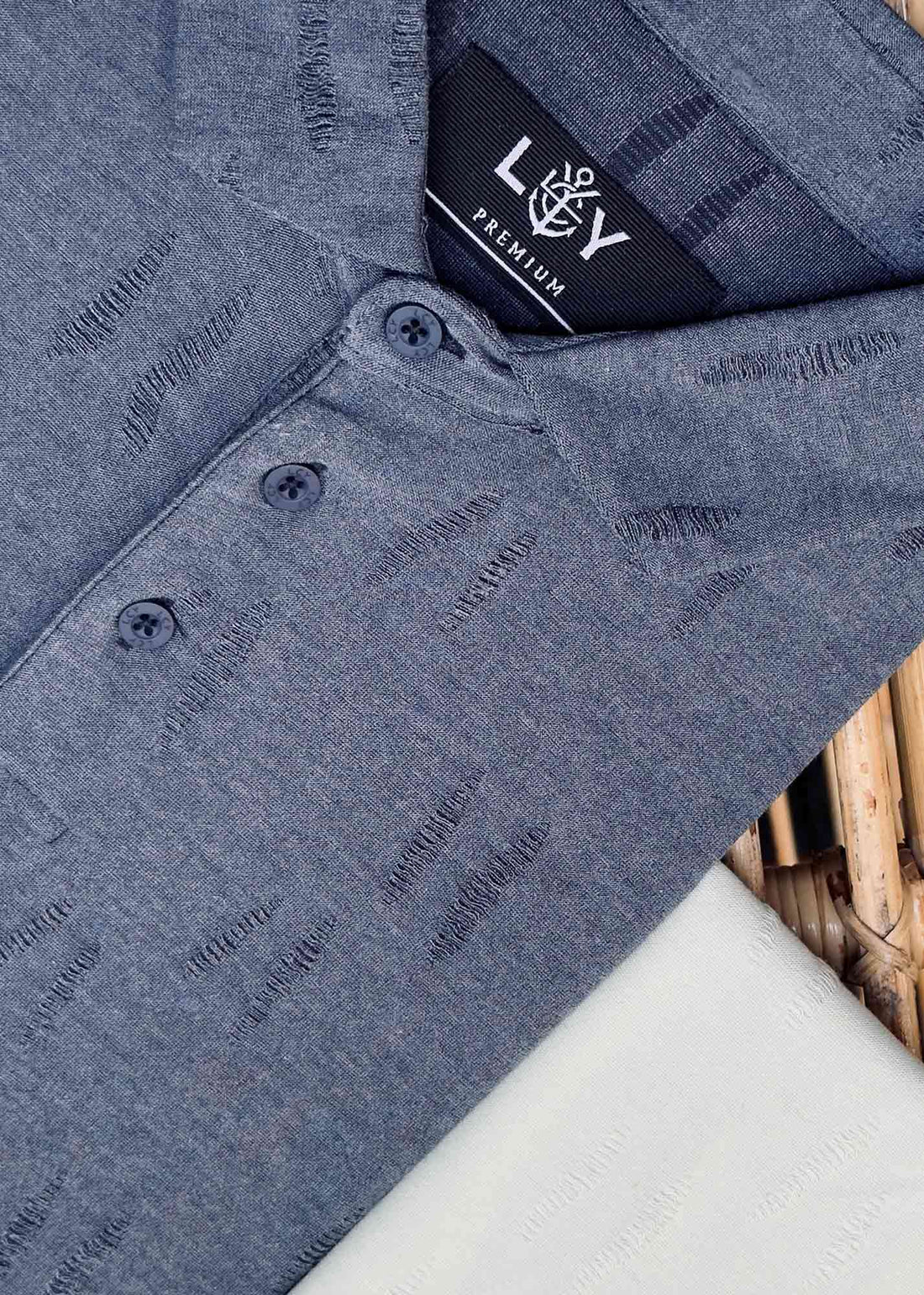 LCY | DOBBY KNIT TAILOR POLO LCY