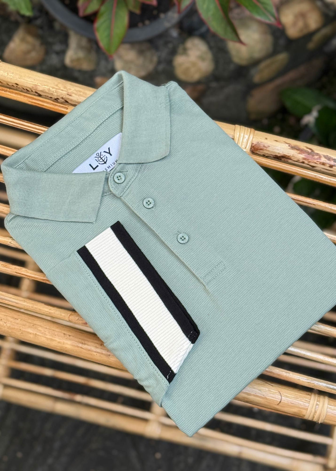 LCY | PREMIUM CONTRAST RIBBED POLO LCY