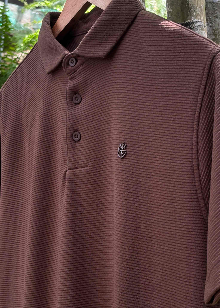 LCY | COTTON RICH STRIPED POLO LCY