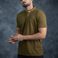 LCY | AOP Contrast Band Polo 