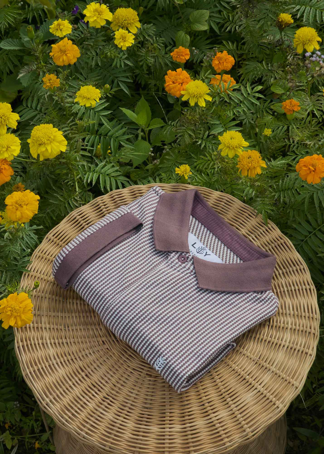 LCY | MICRO GEOMETRIC PATTERN POLO LCY