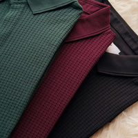 LCY | TEXTURED WAFFLE POLO LCY