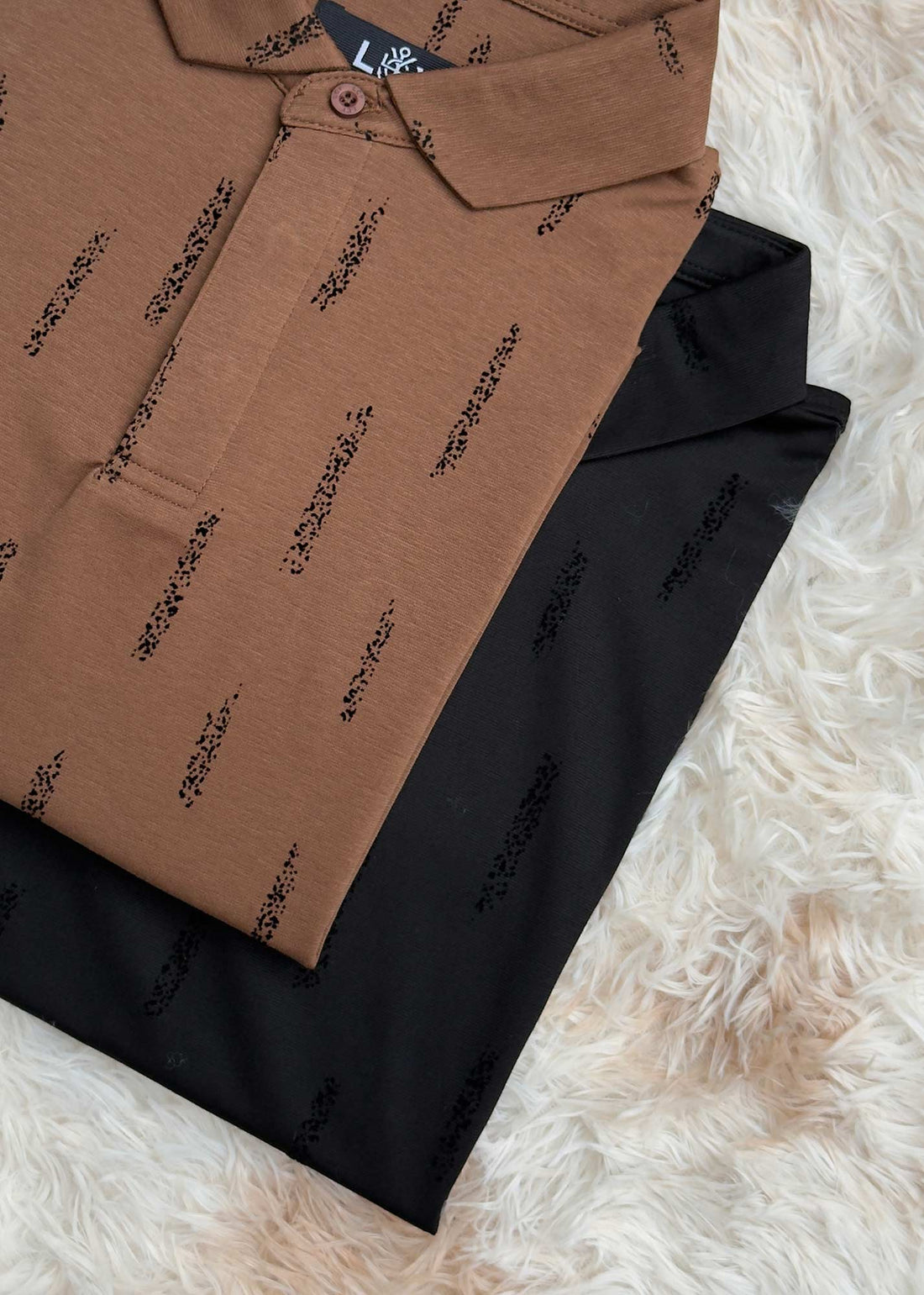 LCY | CONTRAST TEXTURED AOP POLO LCY