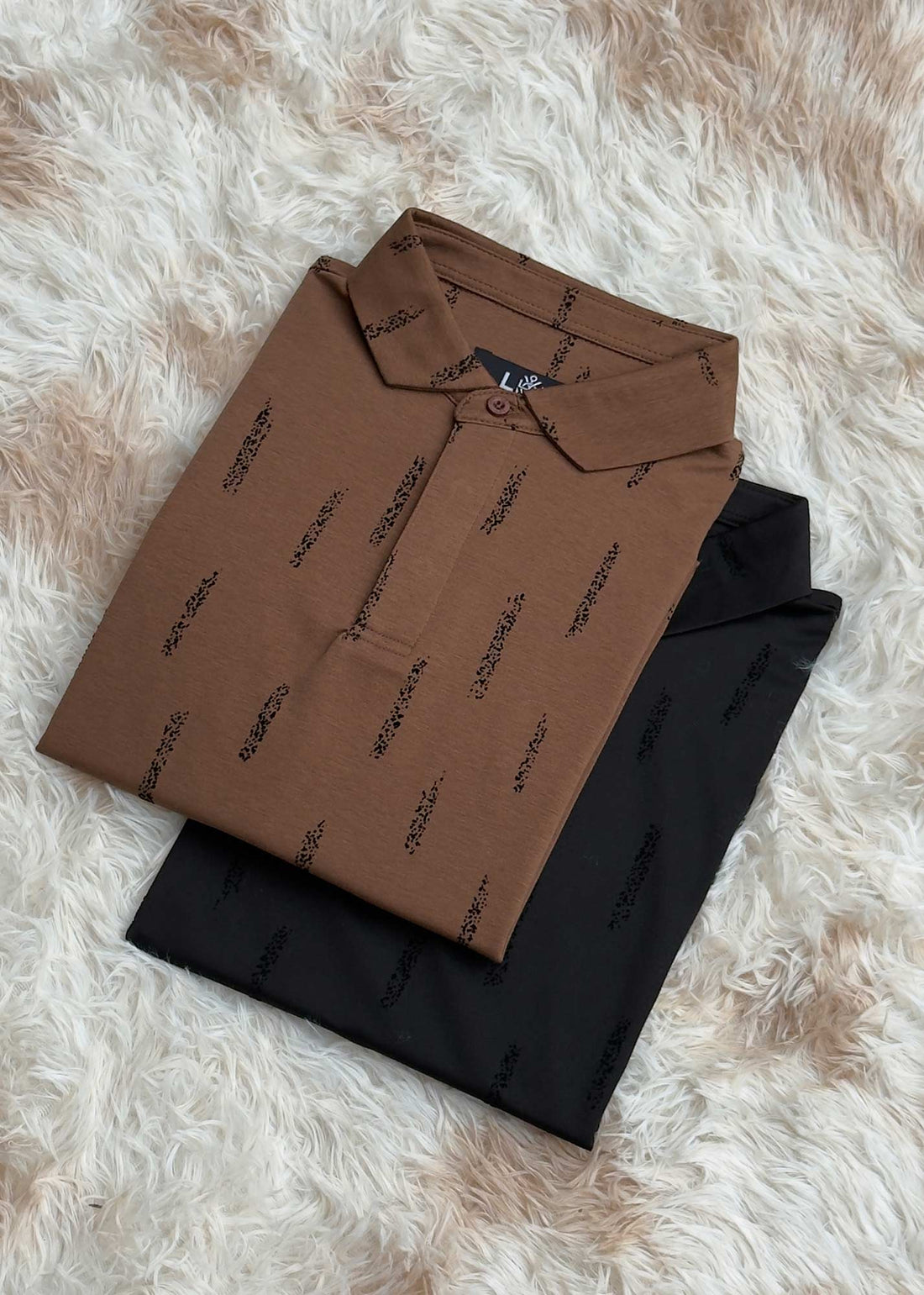 LCY | CONTRAST TEXTURED AOP POLO LCY