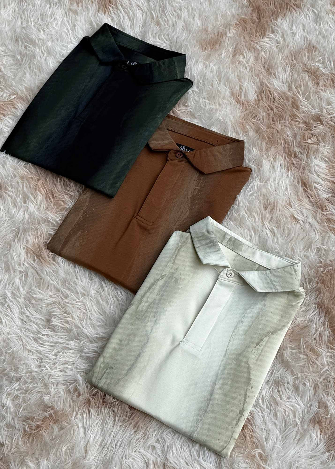 LCY | BRUSHED WASH EFFECT POLO LCY