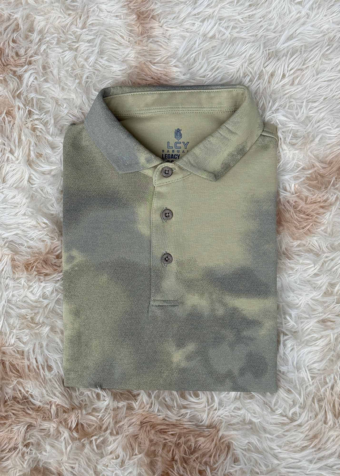 LCY | CLOUD WASH EFFECT POLO LCY