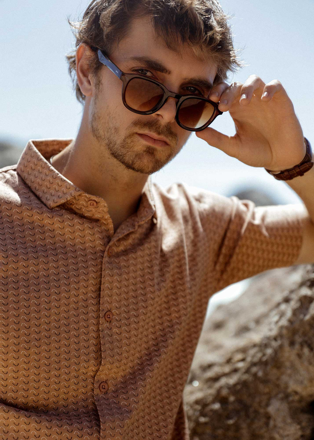 LCY | SHORT SLEEVE AOP HYBRID SHIRT LCY