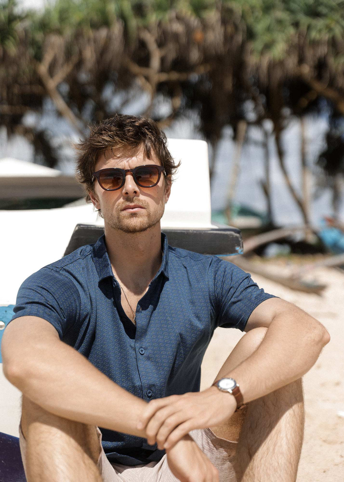 LCY | SHORT SLEEVE AOP HYBRID SHIRT LCY