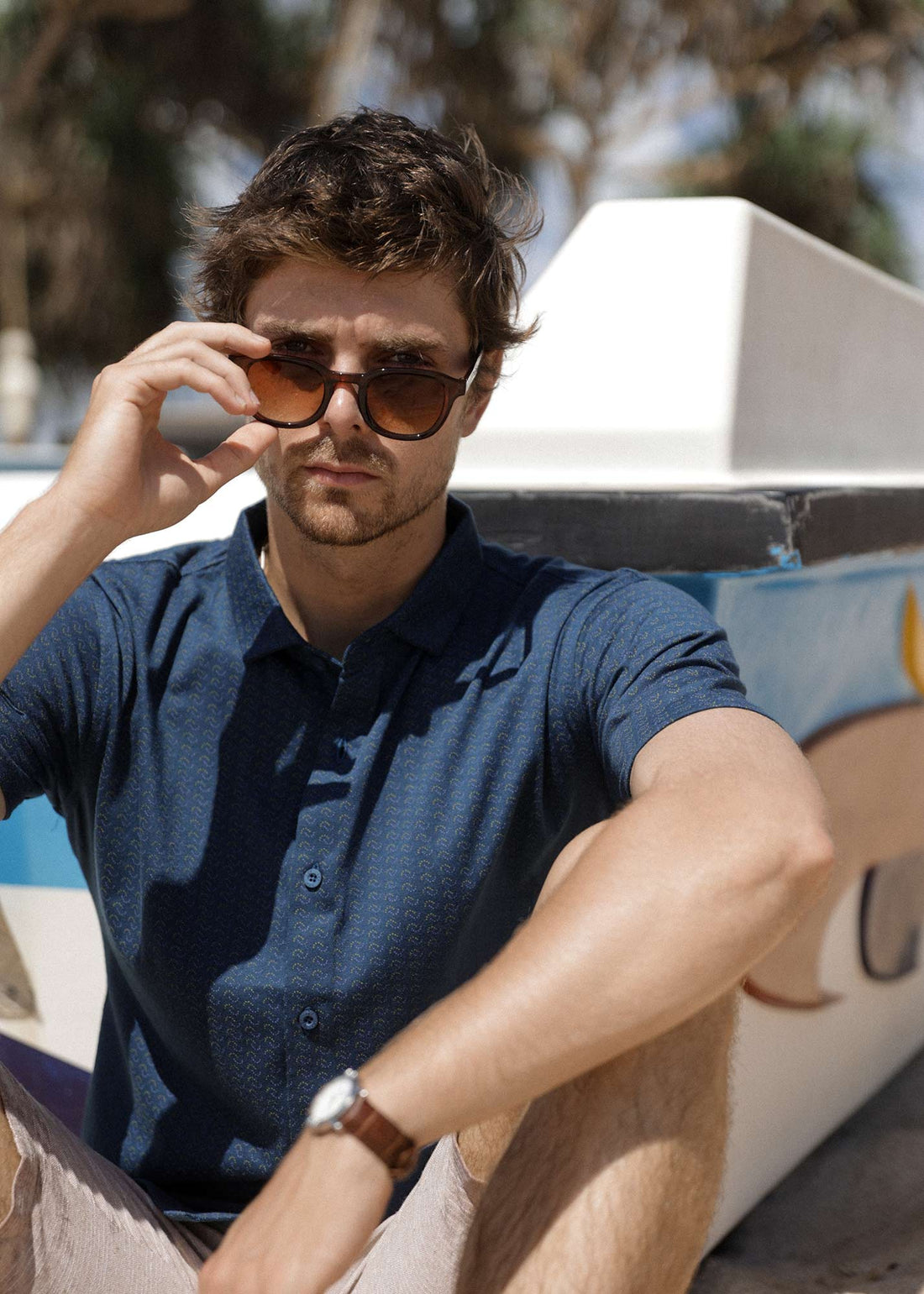 LCY | SHORT SLEEVE AOP HYBRID SHIRT LCY