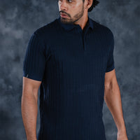 LCY | STRUCTURED JAQUARD STRIPE POLO (Copy) LCY