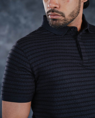 LCY | AW HONEYCOMB STRUCTURED POLO LCY