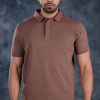 LCY | AW HONEYCOMB STRUCTURED POLO LCY