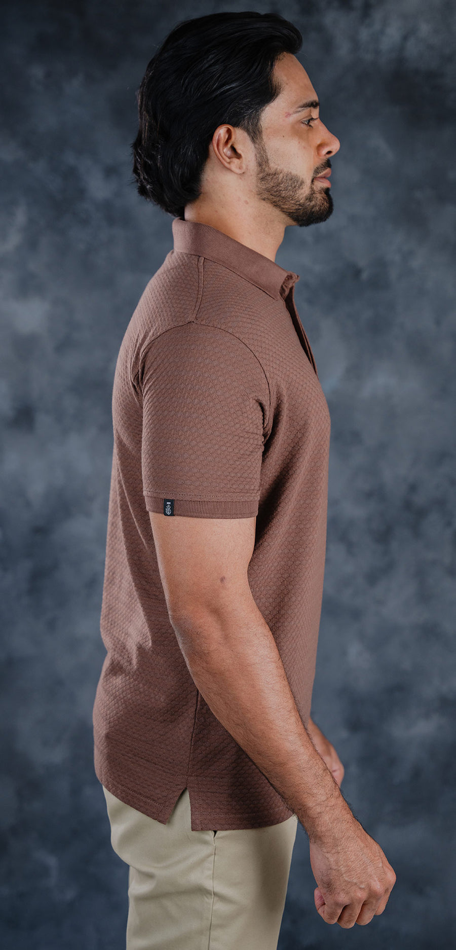 LCY | AW HONEYCOMB STRUCTURED POLO LCY