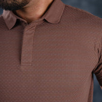 LCY | AW HONEYCOMB STRUCTURED POLO LCY