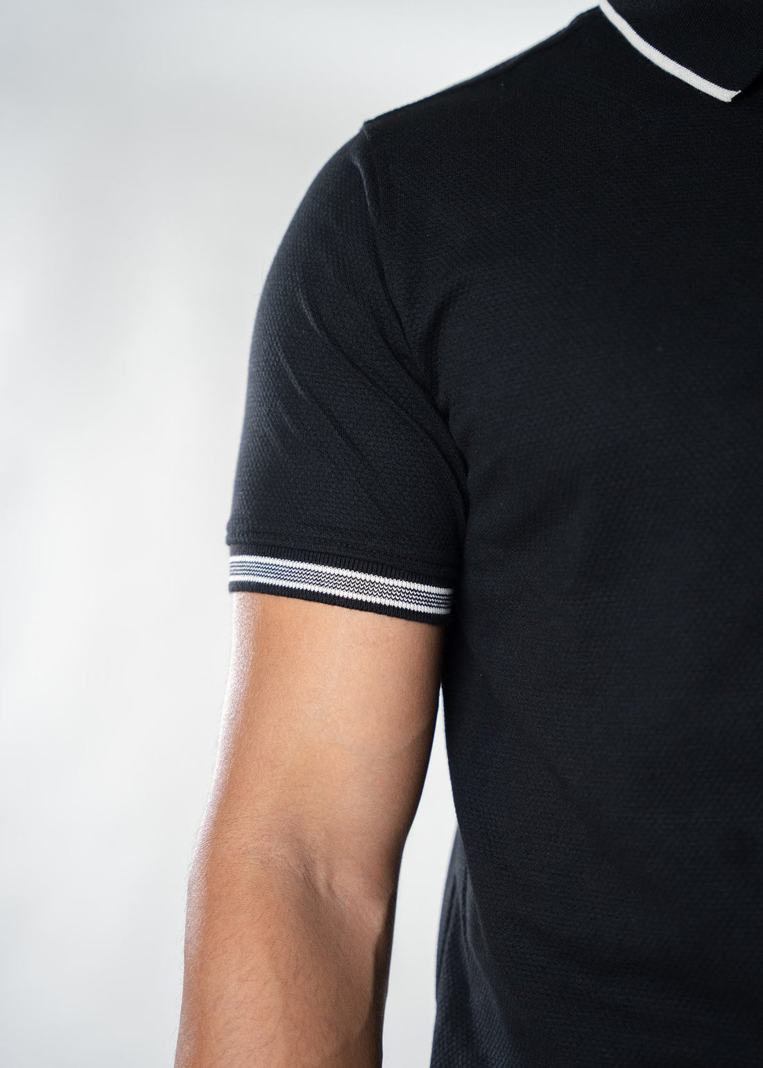LCY | STRUCTURED CONTRAST TIPPING POLO LCY
