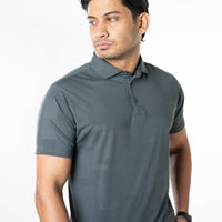 LCY | TONAL GEOMETRTIC TEXTURE PREMIUM POLO LCY