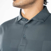 LCY | TONAL GEOMETRTIC TEXTURE PREMIUM POLO LCY