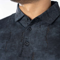 LCY | DISTRESSED WASH EFFECT POLO LCY