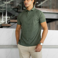 LCY | 3D Collar Print Polo LCY