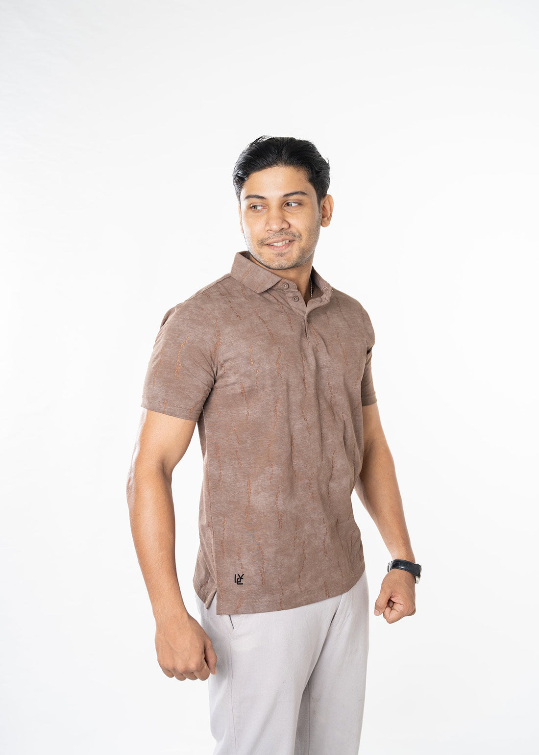 LCY | DISTRESSED WASH EFFECT POLO LCY
