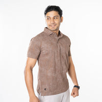 LCY | DISTRESSED WASH EFFECT POLO LCY