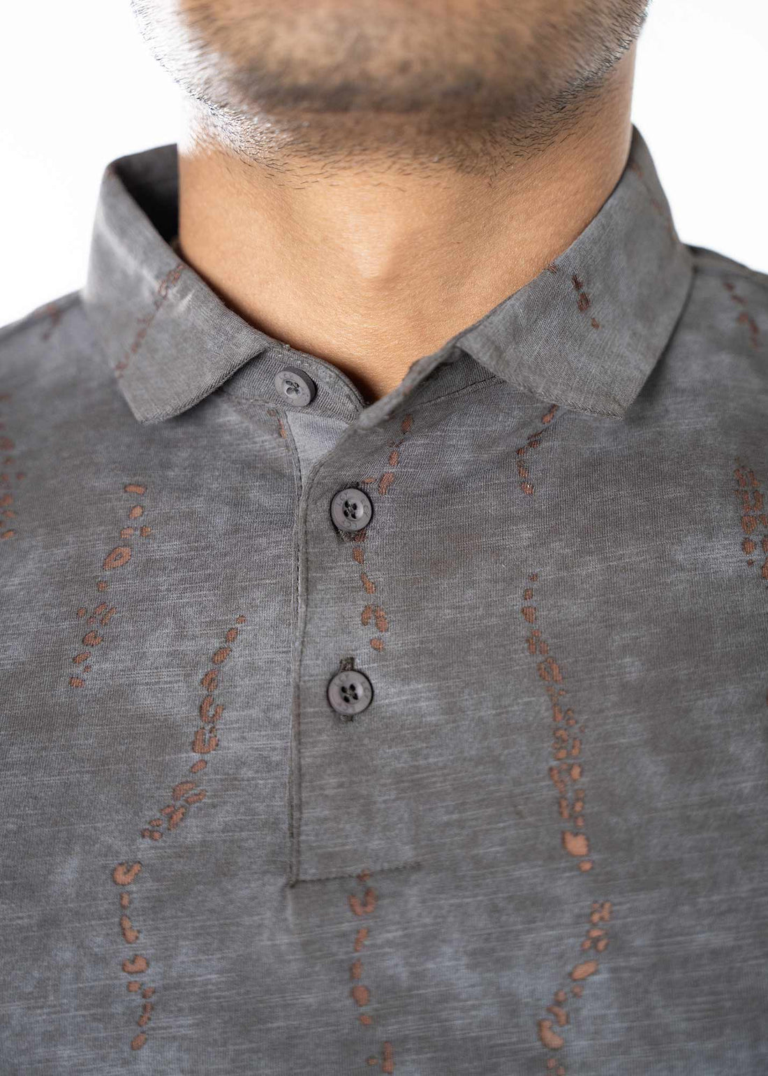 LCY | DISTRESSED WASH EFFECT POLO LCY