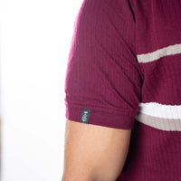 LCY | TWO TONE CONTRAST STRIPE POLO LCY