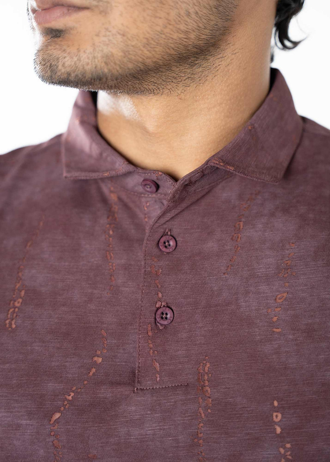 LCY | DISTRESSED WASH EFFECT POLO LCY