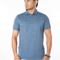 LCY | TONAL GEOMETRIC PATTERN POLO LCY
