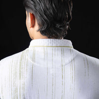 LCY | CONTRAST VERTICAL STREAK PRINT POLO LCY