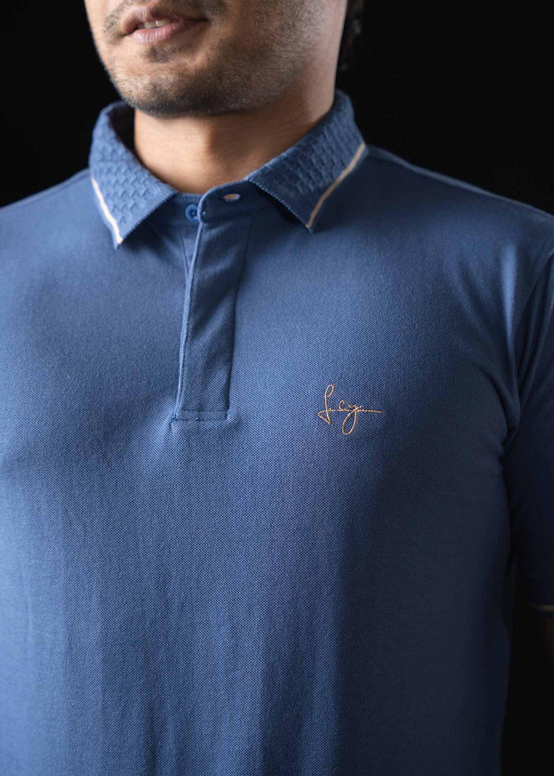 LCY | TIPPING JAQUARD COLLAR POLO LCY