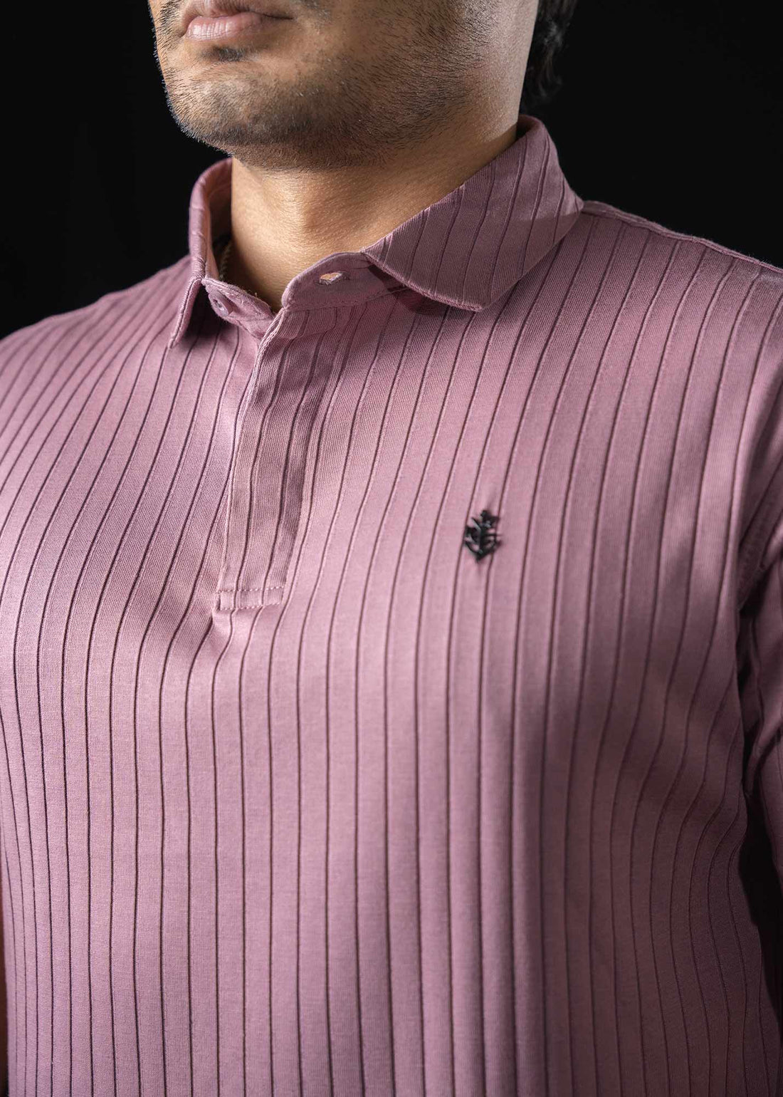 LCY | STRUCTURED VERTICAL STRIPE POLO LCY