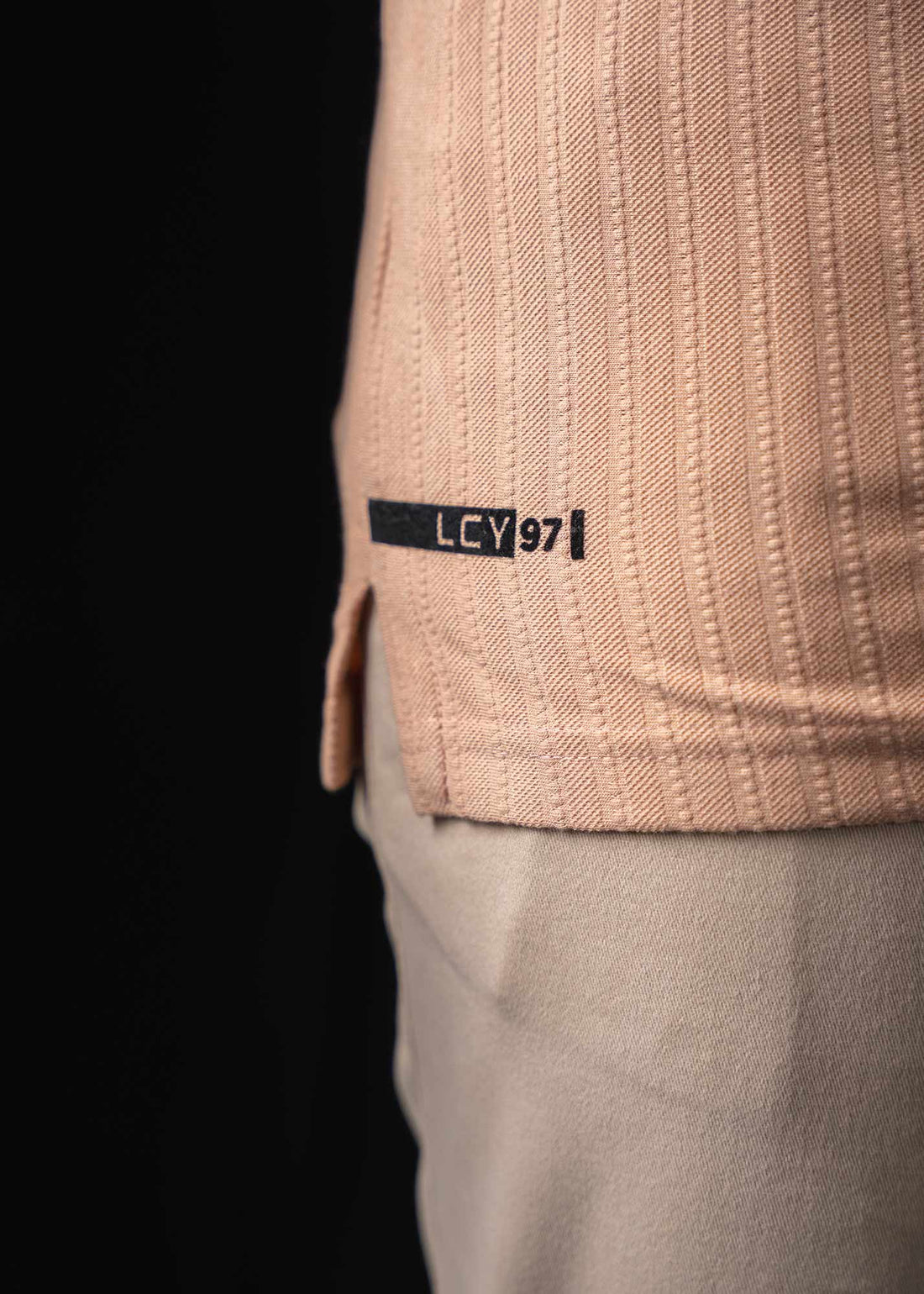 LCY | STRUCTURED VERTICAL STRIPE POLO LCY