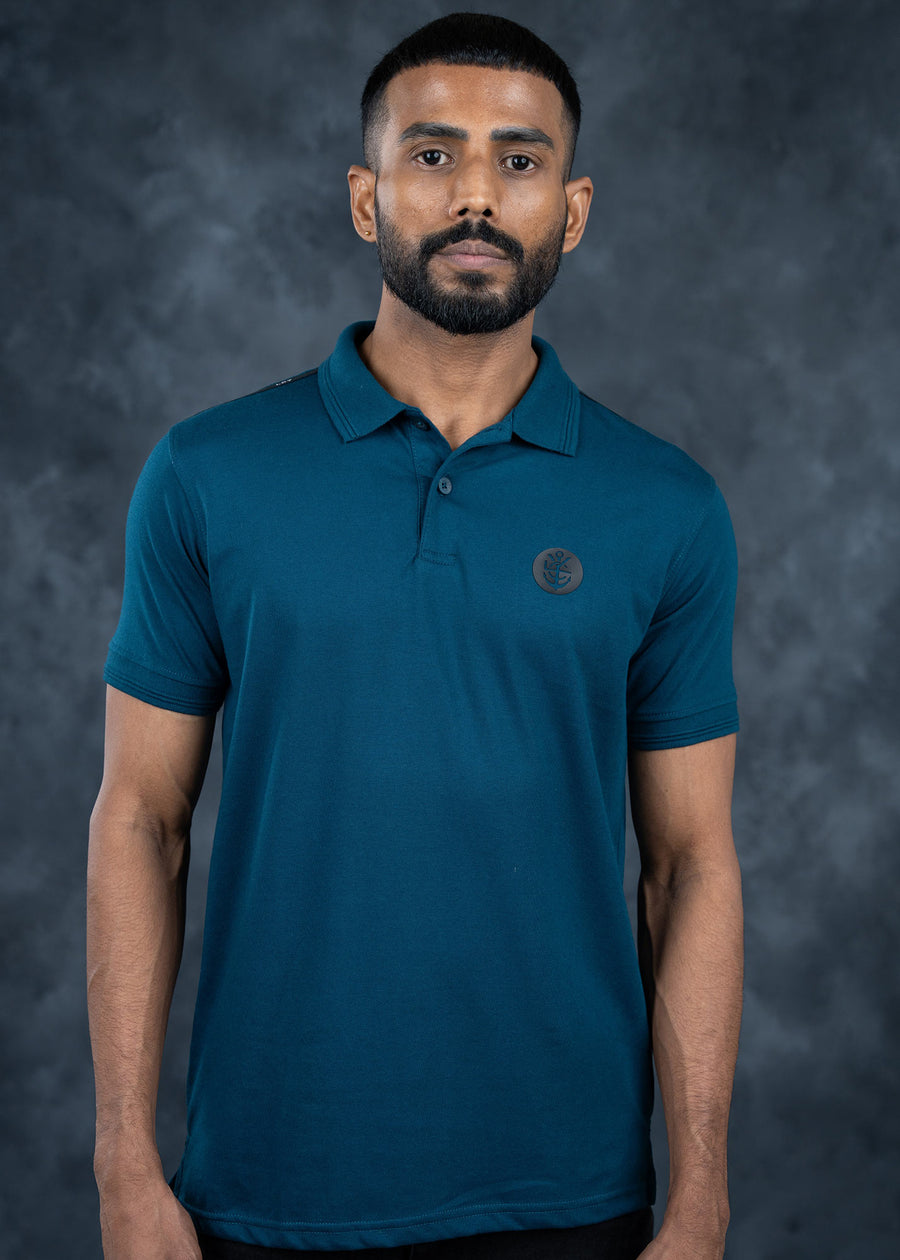 LCY | Twin Strped Collar Basic Polo