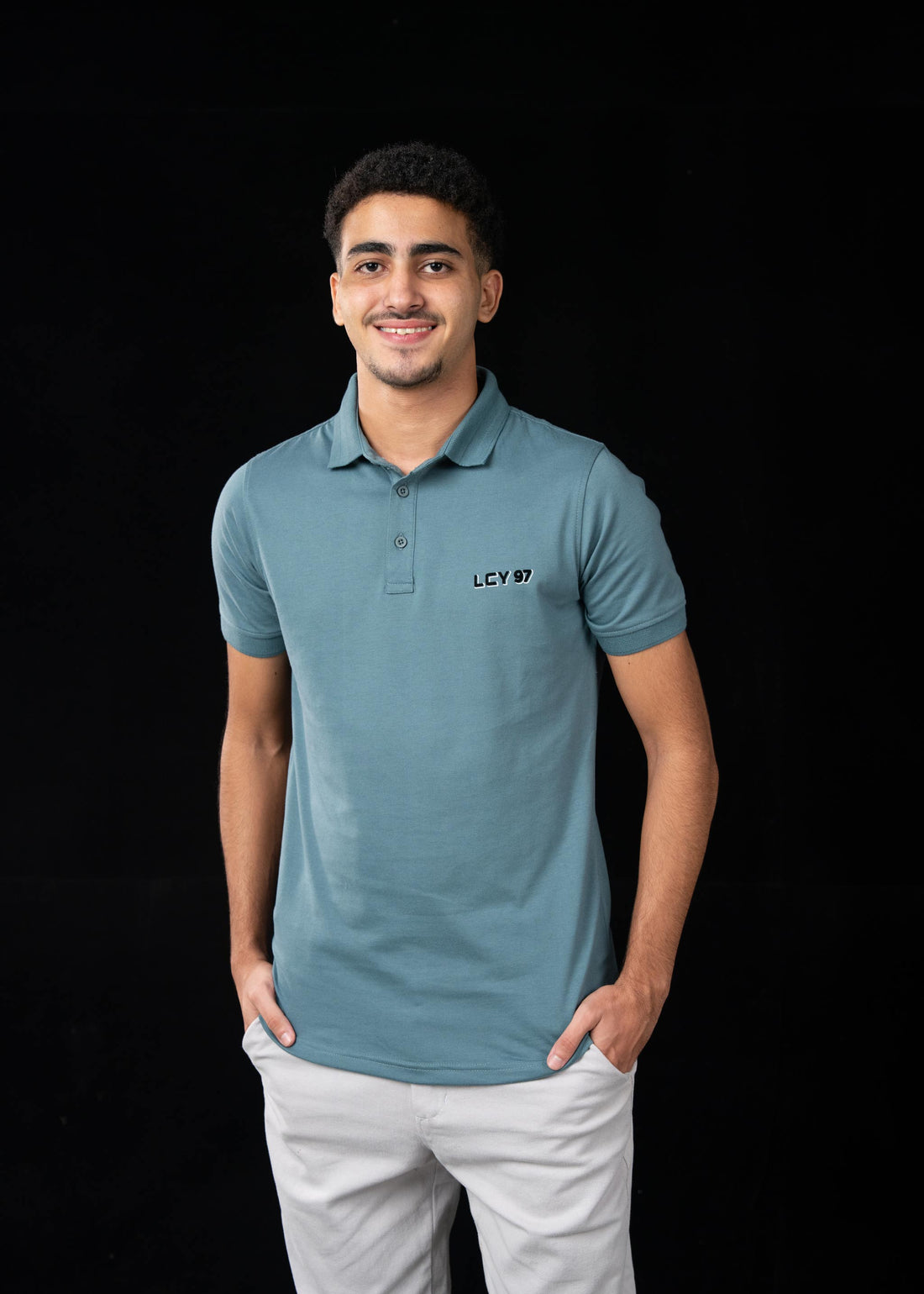 LCY | JAQUARD COLLAR POLO LCY