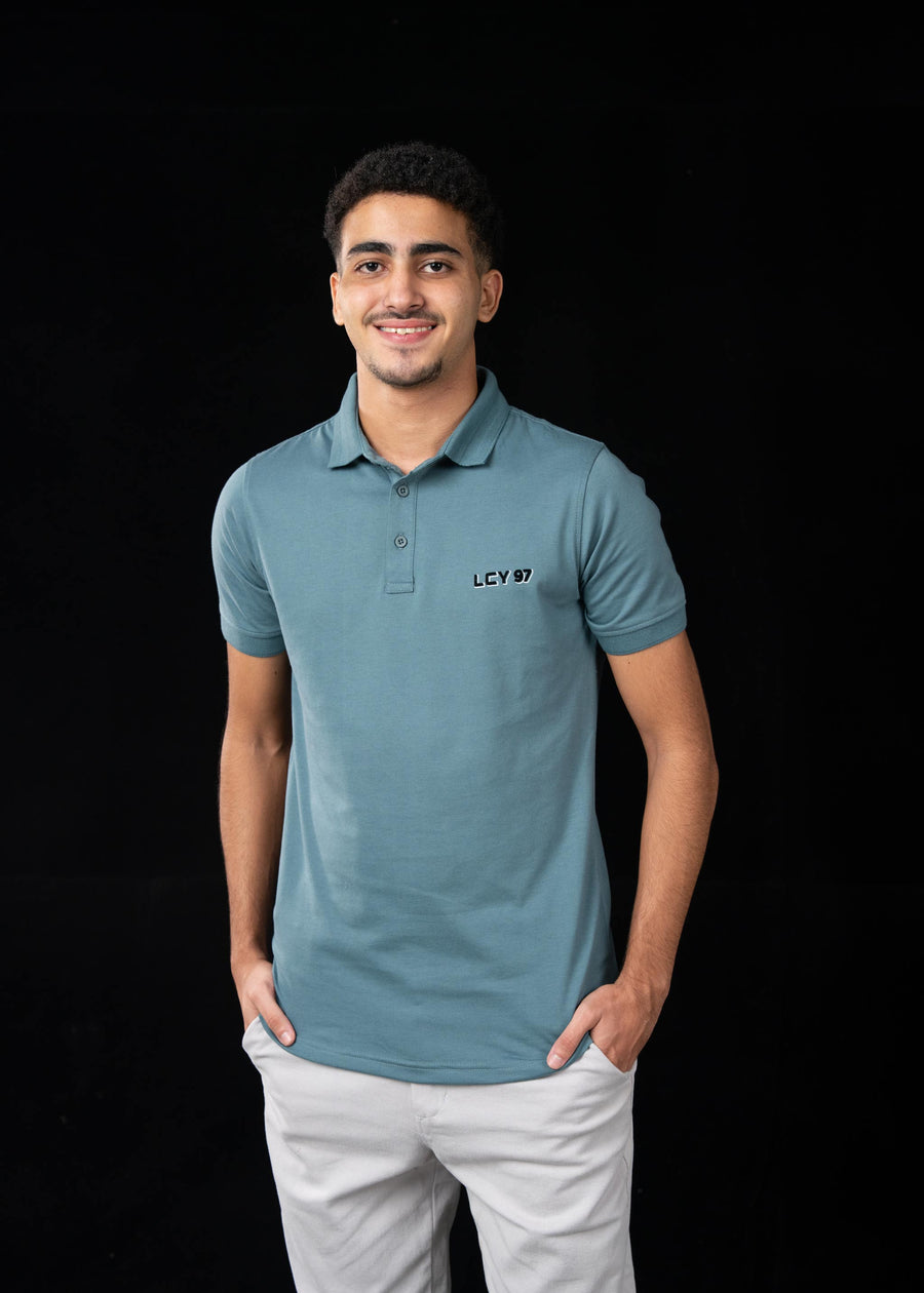 LCY | JAQUARD COLLAR POLO LCY