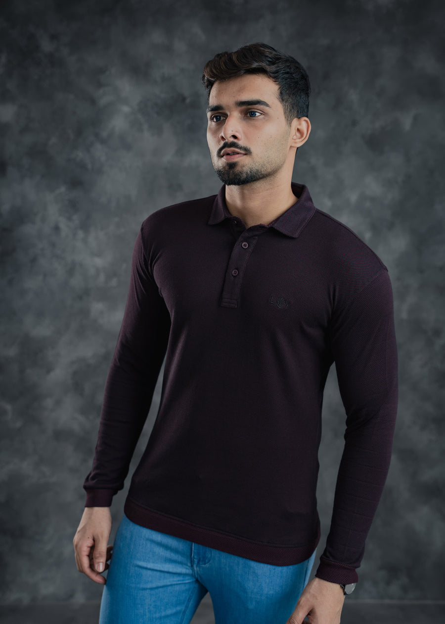 LCY | Premium Long Sleeve Polo T-shirt LCY