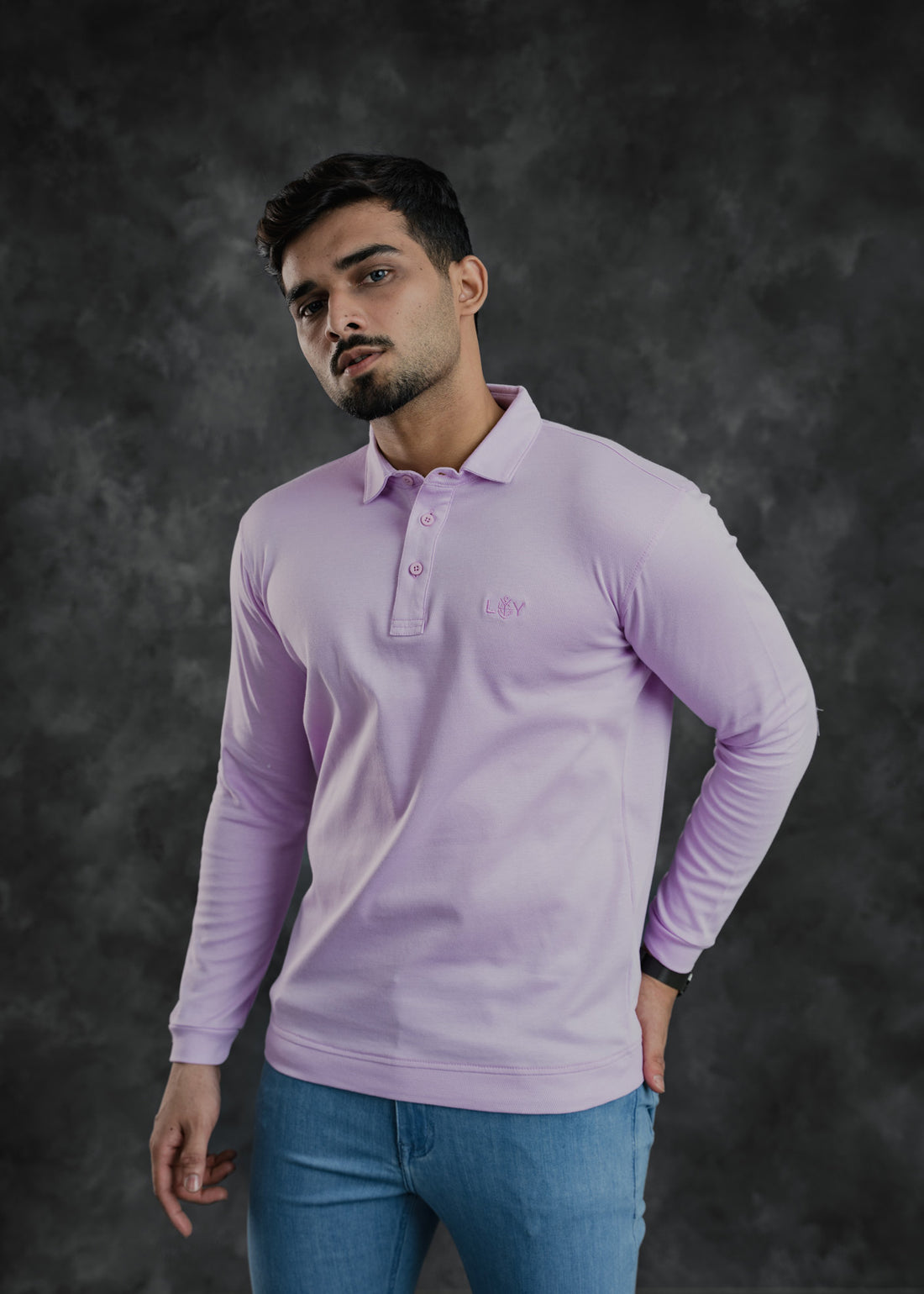 LCY | Premium Long Sleeve Polo T-shirt LCY