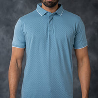 LCY | AW STRUCTURED STRIPE PIQUE POLO LCY