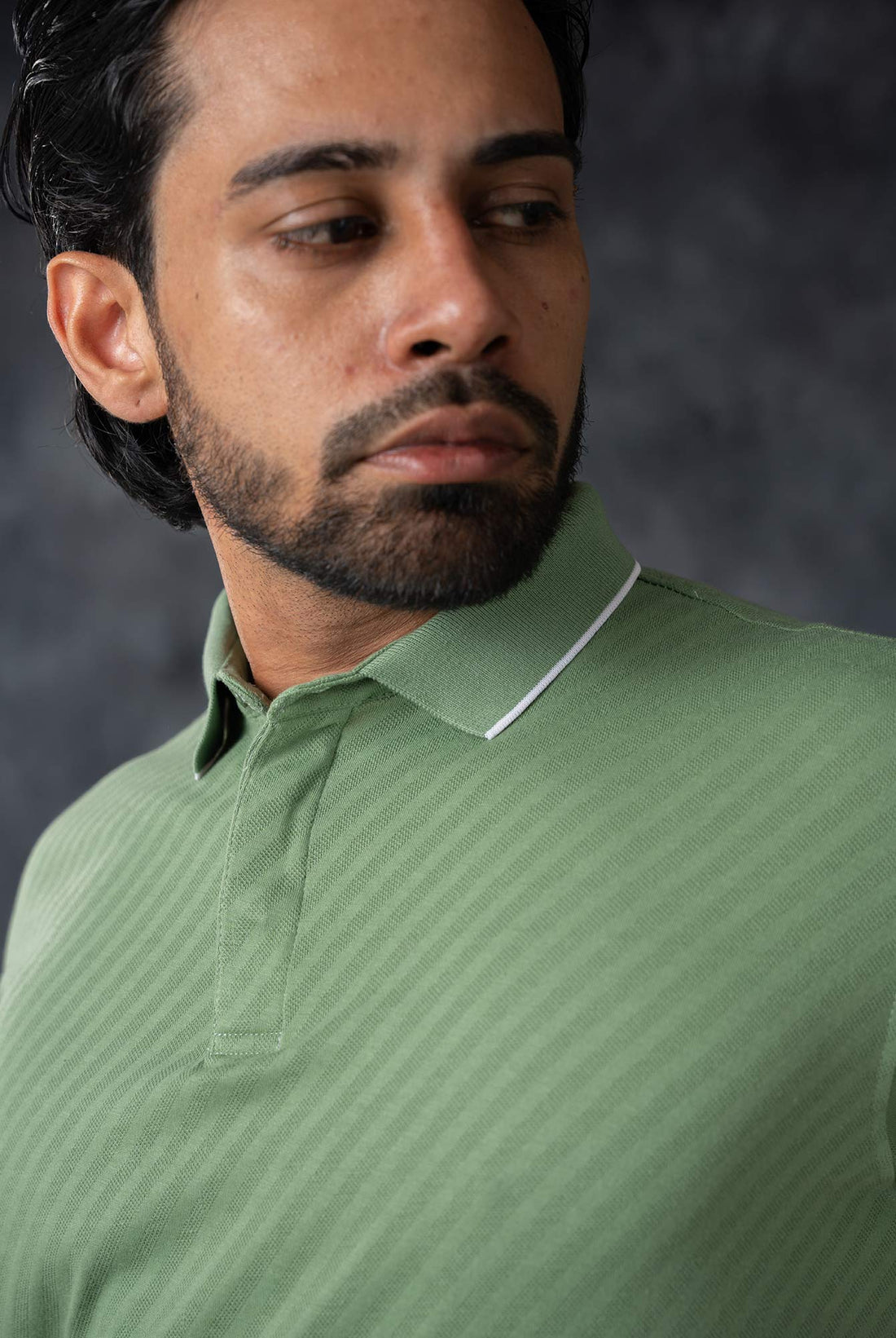 LCY | AW STRUCTURED STRIPE PIQUE POLO LCY