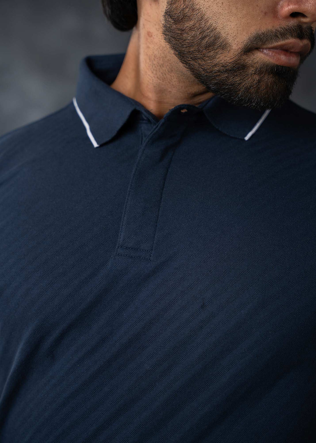 LCY | AW STRUCTURED STRIPE PIQUE POLO LCY