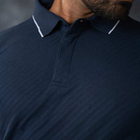 LCY | AW STRUCTURED STRIPE PIQUE POLO LCY